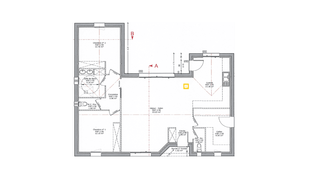 plan archi maison