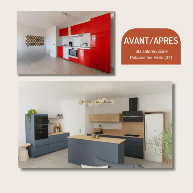 Petit Avant/Après très parlant !

Un projet qui démontre qu'avec les bonnes couleurs et matières, on peut rendre un espace plus chaleureux.
Et cette cuisine bleu qui change un peu de ce qu'on voit partout sans pour autant être extravagante. La cuisine va être réalisée par @alinea .

Hâte encore une fois de voir le résultat 🥰

#déco #decoration #décoratricce #decoratricemontpellier #plan3d #avantapres #beforeafter #avantapresdeco #design #salon #salleamanger #3ddesign #coachingdeco #conseildeco #deconaturelle #decomediteranéenne #cuisinebleue #deconature #decomoderne #changementdeco #cuisinemoderne ##décoratriceintérieur #montpellier #saloncosy #decosalon #decocuisne